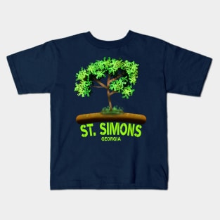 St. Simons Georgia Kids T-Shirt